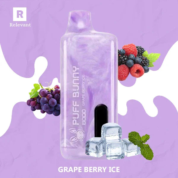 Puff Bunny 8000 - Grape Berry Ice