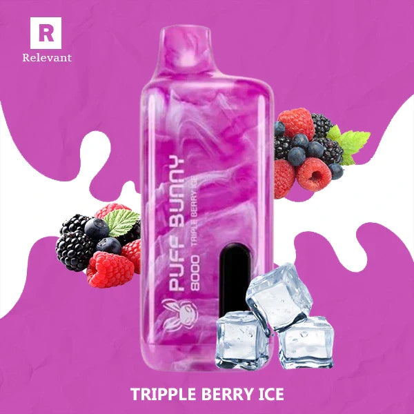Puff Bunny 8000 - Tripple Berry Ice