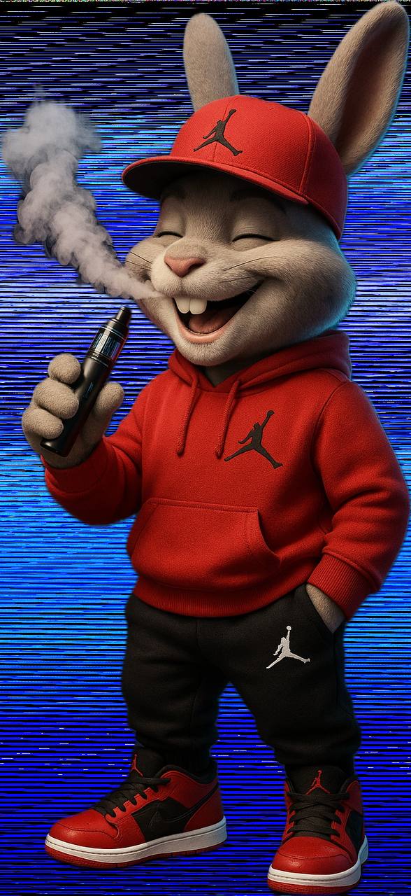 PuffBunny Mascot vaping — primary